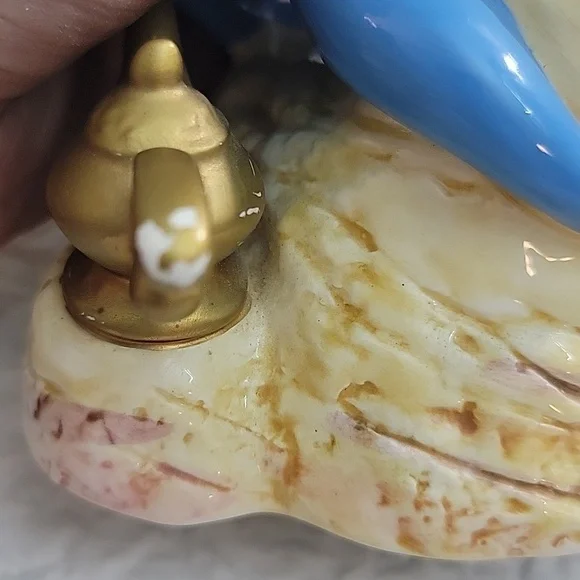 Disney Alladin Rotating music box Schmid Vintage 1993 plays a "A friend like Me" - Picture 12 of 14